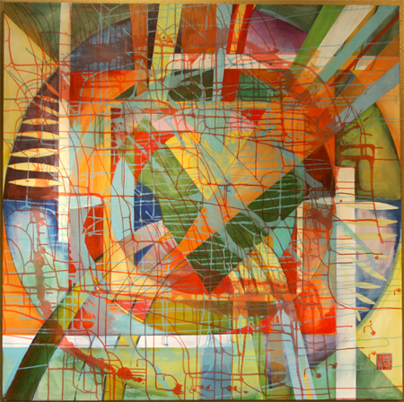 Cosmic Circle by artist Melissa Wen Mitchell